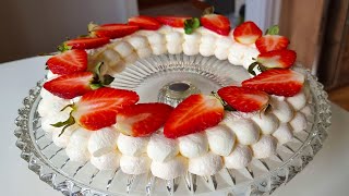 From such a Pavlova cake🥰 Guest Delight Guaranteed ✅ [upl. by Kitrak]