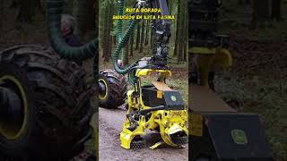 ¡UNA BESTIA MECANICA EN ACCION “John Deere mil doscientos setenta G” SILVICULTURA curiosidades [upl. by Leonid]