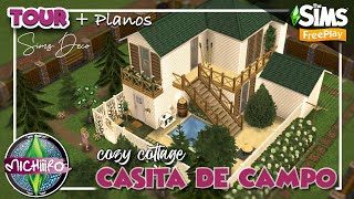 The Sims Freeplay ♥️ Casita de Campo 🧺🌳Cozy Cottage  SimsDeco [upl. by Ytsirc863]