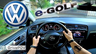 VW eGolf Facelift 385kWh 2017  136HP290NM  POV TEST DRIVE POV ACCELERATION REVIEW  DrivePOV [upl. by Evetta339]