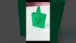 Paper Bag  easy making💗🪄  paperbag diypaperbag bagmaking diy minicraft minibag papercraft [upl. by Euqram607]