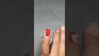 Easy dotting nail art design viralnailsubscribe short naildesign [upl. by Subak]