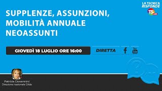 Supplenze assunzioni mobilità annuale neoassunti [upl. by Hodess716]