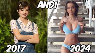 Andi Mack Antes y Después 2024 [upl. by Mathi]