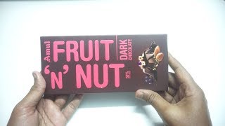 Amul Fruit N Nut Dark Chocolate [upl. by Jonie]