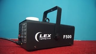 Lex F500 Smoke Machine Review and Test [upl. by Asillem163]