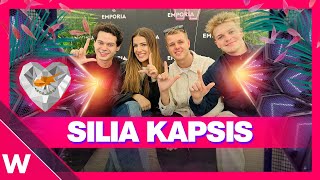 🇨🇾 Silia Kapsis Cyprus Eurovision 2024  Emporia Lounge Interview in Malmö [upl. by Anaehs327]