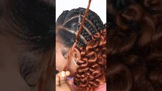 Beautiful Bouncy curly crochet hairstyle you want to try crochethair curlys crochetbraids [upl. by Savill]