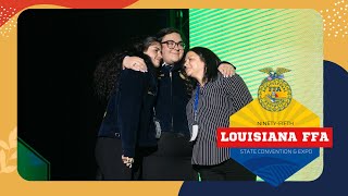 Louisiana FFA 95th State Convention and Expo State Officer Parents Recognition [upl. by Cavil]