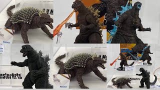 New Godzilla action figures on display by Tamashii Nations [upl. by Cosenza]