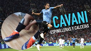 CAVANI  ESPINILLERAS Y CALCETAS  JUEGA COMO PROFESIONAL [upl. by Eniron]