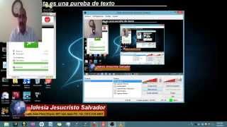 Como Usar Open Broadcaster Software con Ustream y Consola Remota Chat [upl. by Lebazej]