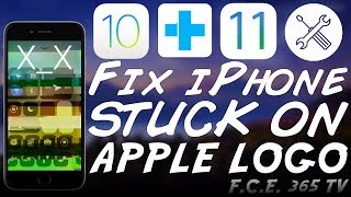 How to Fix an iPhone  iPad  iPod Stuck on the Apple Logo Using drFone [upl. by Ahcurb]