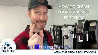 Jura Milk System Sputtering How To Properly Clean Your Jura Milk Frother [upl. by Staffan]