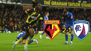 The Late Late Show  Watford 21 Chesterfield  Match Reaction [upl. by Wende546]