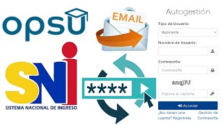 OPSUSNI Recuperación de contraseña por Email [upl. by Gabbey]