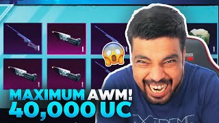 40000 UC Godzilla AWM Crate Opening  PUBG MOBILE  FM Radio Gaming [upl. by Nilpik913]