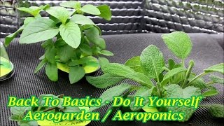 Do It Yourself Aerogarden  Aeroponics [upl. by Auqinahc589]