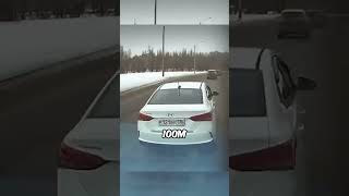 Reckless Driver Gets Instant Karma By Trucker 😨 [upl. by Nevar]