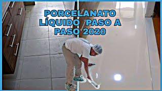 PORCELANATO LÍQUIDO PASO A PASO EN ESPAÑOL 2020 [upl. by Anelys]