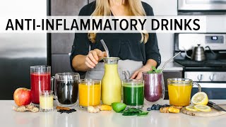 8 ANTIINFLAMMATORY DRINKS  to enjoy for health amp wellness [upl. by Neoma]