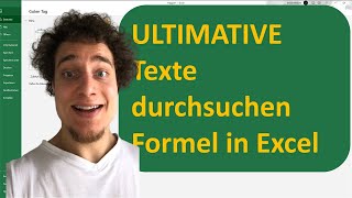 Die ULTIMATIVE Formel um Texte in Excel zu durchsuchen [upl. by Linnea160]