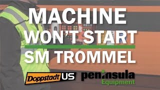 Doppstadt Trommel  quotMachine Will Not Startquot [upl. by Nohsyt]