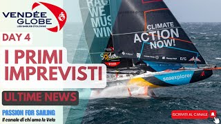 Vendee Globe 2024  DAY 4  I primi IMPREVISTI e le ultime NEWS vendeeglobe vendéeglobe imoca [upl. by Casie]