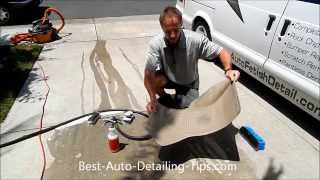 Cleaning rubber floor mats Meguiars SuperDegreaser [upl. by Oneil]