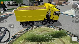 Tata Heavy Dumper Truck Driving In City  Truck Driving Simulator Gameplay [upl. by Wickner]