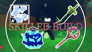 Bloxfruit Skilled Build Pvp [upl. by Herculie]