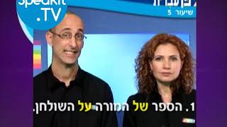 HEBREW  Ulpan Ivrit Lesson 5  אולפן עברית  Speakittv 344005 [upl. by Siduhey105]