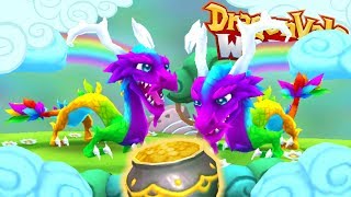 Day of Double Rainbow Dragons 🐲 DragonVale World [upl. by Suraved]