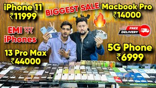 Biggest iPhone Sale Ever 🔥 Cheapest iPhone Market  Second Hand Mobile  iPhone15 Pro iPhone 16 [upl. by Onateag446]