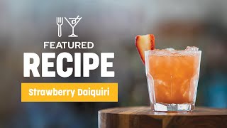 How to Make the Perfect Strawberry Daiquiri The RumInfused Summer Drink  Sun Outdoors [upl. by Rehptsirhc]