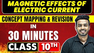 MAGNETIC EFFECTS OF ELECTRIC CURRENT in 30 Minutes  Science Chapter 12  Class 10th CBSE Board [upl. by Er]