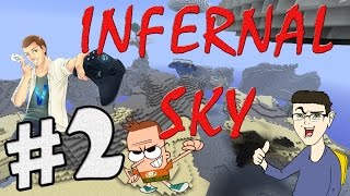 MINECRAFT  INFERNAL SKY  POCHE SPERANZE DI VITA 2 wSurrealPower amp Vegas [upl. by Hpejsoj]