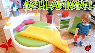 Playmobil Schlafzimmer 5583 Luxusvilla auspacken seratus1 deutsch unboxing Schlafinsel [upl. by Gelasias]