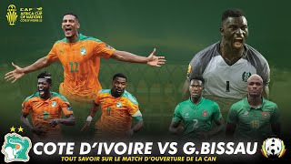 🇨🇮 Côte dIvoire vs 🇬🇼 Guinée Bissau  Tout savoir sur le match douverture de la CAN 2023 [upl. by Anirtak]