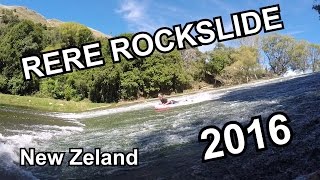 NEW ZEALAND  RERE ROCKSLIDE GISBORNE [upl. by Enela]