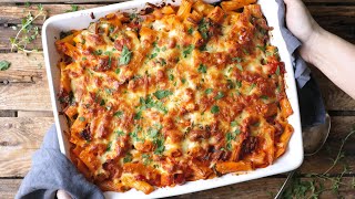 Chicken Bacon Pasta Bake  a reader and family favourite [upl. by Eibloc673]