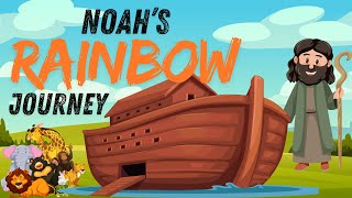 Noah and the Ark Song with lyrics Bible Songs for Kids  Christian video for babies [upl. by Ennaillek107]