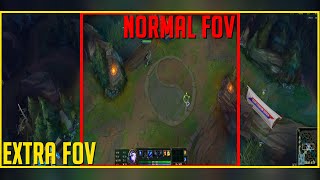 How to Increase FOV in League the LEGIT Way  Zoom Out Camera in League of Legends [upl. by Brand]