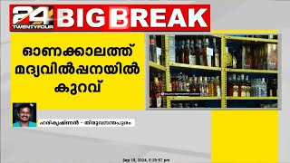 സംസ്ഥാനത്ത് ഓണക്കാലത്ത് മദ്യവിൽപ്പനയിൽ കുറവ്  Bevco  Liquor Sale  Onam 2024 [upl. by Ecirtnahc]