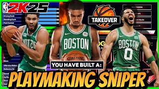 NEW NBA2K25 BEST ISO POWER FORWARD META BUILD  RARE JAYSON TATUM BUILD IN NBA2k25 MUST TRY [upl. by Certie]