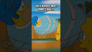 Lisa is worried about Homers health [upl. by Ardnatal]