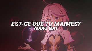 estce que tu maimes spedup  maître gims edit audio [upl. by Ariajay99]