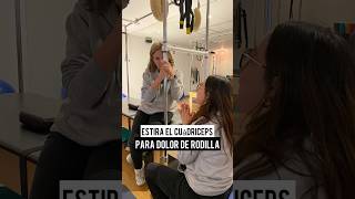 ESTIRA EL CUÁDRICEPS PARA DOLOR DE RODILLA [upl. by Hallimaj]