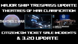 Citizencon Tickets Fail  Theatres of War Still Being Developed  Roadmap Update [upl. by Mariana343]