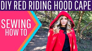 How to Make a Red Riding Hood Cape FREE Pattern [upl. by Jack845]